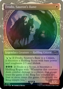 Frodo, Sauron's Bane (Showcase)(Surge Foil)(796)