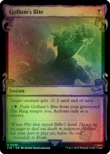 Gollum's Bite (Showcase)(Silver Foil)