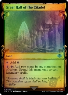 Great Hall of the Citadel (Showcase)(Silver Foil)