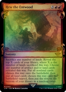 Hew the Entwood (Showcase)(Silver Foil)