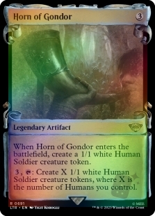 Horn of Gondor (Showcase)(Silver Foil)