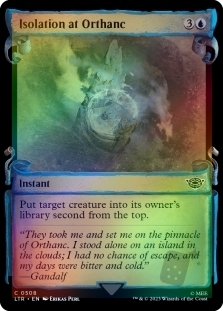 Isolation at Orthanc (Showcase)(Silver Foil)