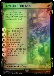 Long List of the Ents (Showcase)(Silver Foil)