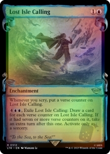 Lost Isle Calling (Showcase)(Silver Foil)