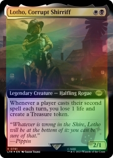 Lotho, Corrupt Shirriff (Extended Art)(Surge Foil)