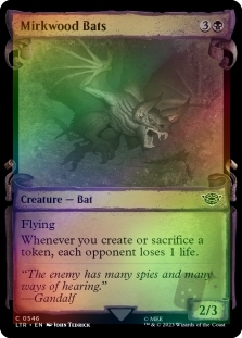 Mirkwood Bats (Showcase)(Silver Foil)