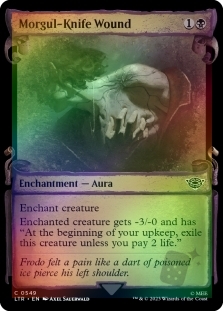 Morgul-Knife Wound (Showcase)(Silver Foil)