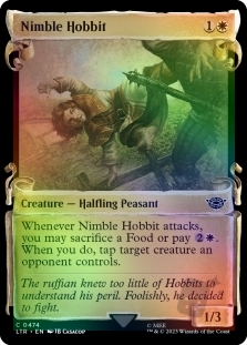 Nimble Hobbit (Showcase)(Silver Foil)