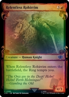 Relentless Rohirrim (Showcase)(Silver Foil)