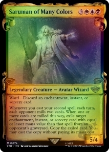 Saruman of Many Colors (Showcase)(Silver Foil)(674)