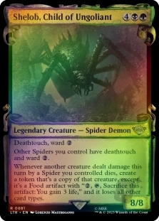Shelob, Child of Ungoliant (Showcase)(Silver Foil)