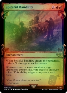 Spiteful Banditry (Showcase)(Silver Foil)