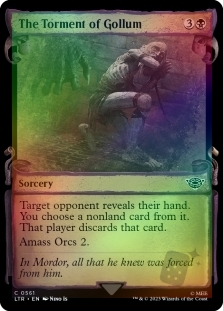 The Torment of Gollum (Showcase)(Silver Foil)