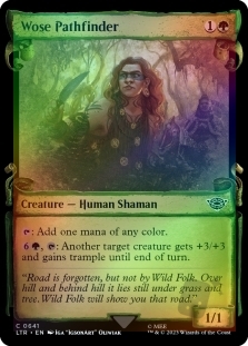 Wose Pathfinder (Showcase)(Silver Foil)