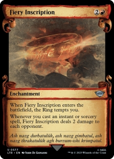 Fiery Inscription (Showcase)