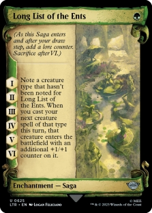 Long List of the Ents (Showcase)