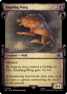 Snarling Warg (Showcase)