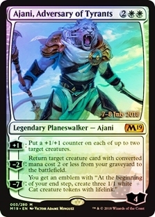 Ajani, Adversary of Tyrants (Core Set 2019 Prerelease)