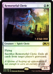 Remorseful Cleric (Core Set 2019 Prerelease)
