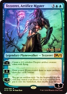 Tezzeret, Artifice Master (Core Set 2019 Prerelease)
