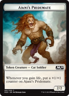 Ajani's Pridemate Token (Full-Art)(1/12)