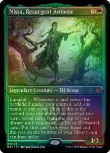 Nissa, Resurgent Animist (Foil-etched)