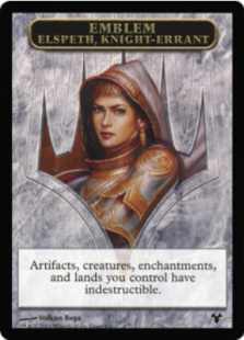 Emblem Elspeth, Knight-Errant Token // Soldier Token