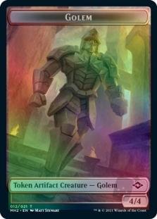 Food Token (18/21) // Golem Token (12/21)
