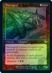 Necrogoyf (Retro Frame) (Foil Etched)