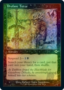 Profane Tutor (Retro Frame) (Foil Etched)