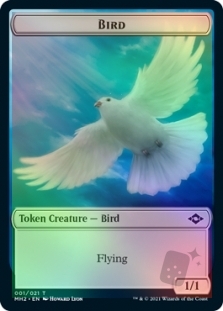 Food Token (17/21) // Bird Token (1/21)