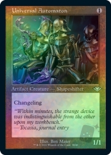 Universal Automaton (Retro Frame) (Foil Etched)