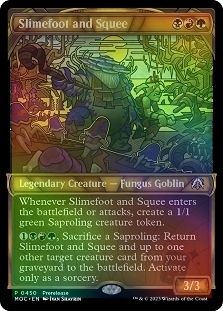 Slimefoot and Squee (March of the Machine: Commander Prerelease) (Showcase)