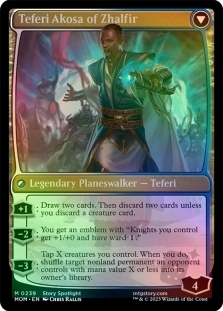 Invasion of New Phyrexia // Teferi Akosa of Zhalfir