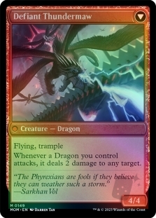 Invasion of Tarkir // Defiant Thundermaw