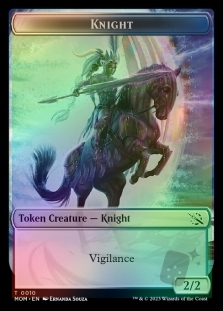 Soldier Token (2) // Knight Token (10)
