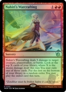 Nahiri's Warcrafting (March of the Machine Prerelease)