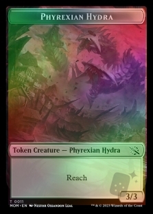 Warrior Token (15) // Phyrexian Hydra Token (11)