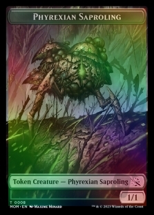 Warrior Token (15) // Phyrexian Saproling Token (8)