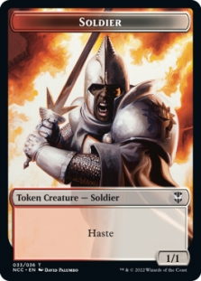 Devil Token (17/36) // Soldier Token (33/36)