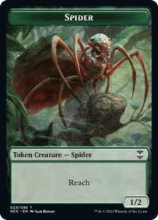 Treefolk Token (30/36) // Spider Token (29/36)