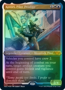 Kotori, Pilot Prodigy (Display Commander)(Not Tournament Legal)