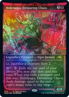 Hidetsugu, Devouring Chaos (Neon Ink Red)(Showcase)