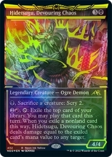 Hidetsugu, Devouring Chaos (Neon Ink Yellow)(Showcase)