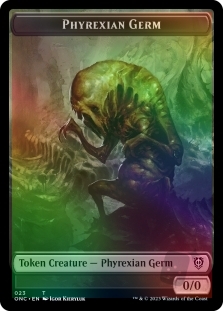 Phyrexian Germ Token (23) // Rebel Token (5)