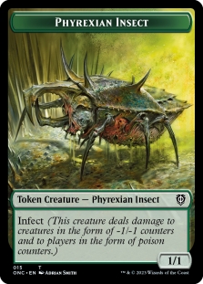 Phyrexian Mite Token (11) // Phyrexian Insect Token (15)