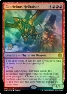 Capricious Hellraiser (Phyrexia: All Will Be One Prerelease)