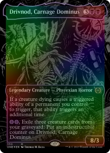 Drivnod, Carnage Dominus (Oil Slick Raised Foil)