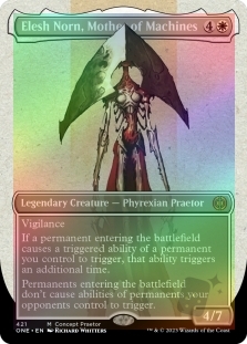 Elesh Norn, Mother of Machines (Borderless) (Step-and-Compleat Foil) (421)