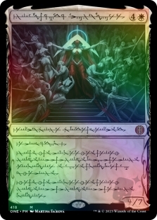 Elesh Norn, Mother of Machines (Phyrexian) (Step-and-Compleat Foil)